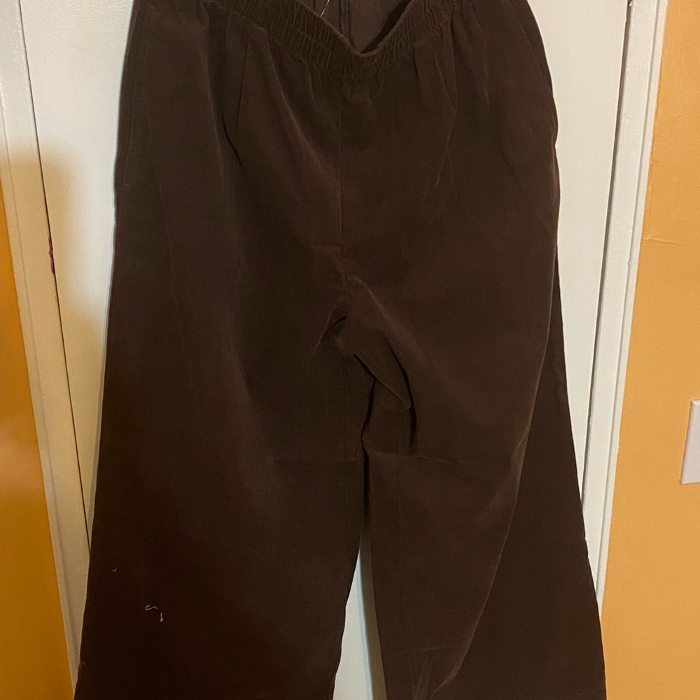 LOFT Brown corduroy Wide Leg Pants